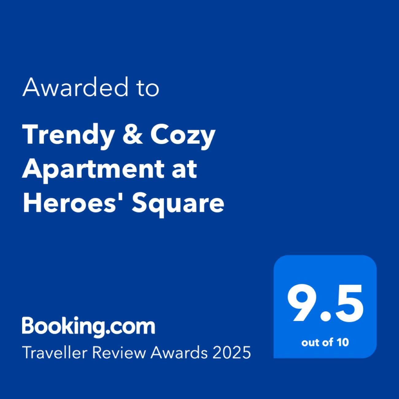 Trendy & Cozy Apartment At Heroes' Square บูดาเปสต์ ภายนอก รูปภาพ
